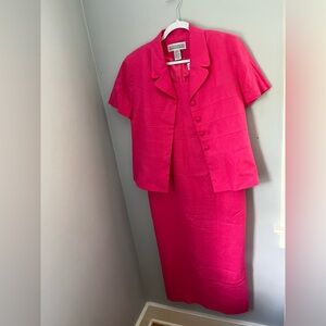 Jessica‎ Howard Pink Midi Pencil Dress for Cocktail